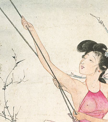 洛川县-胡也佛的仕女画和最知名的金瓶梅秘戏图